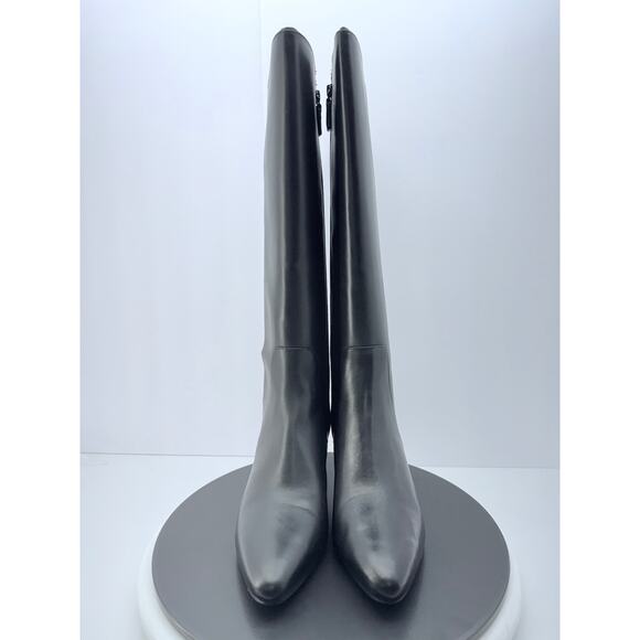 Cole Haan GO TO BLOCK Womens Size 9B Leather Block Heel Knee-High Boots W29340 - Picture 6 of 14